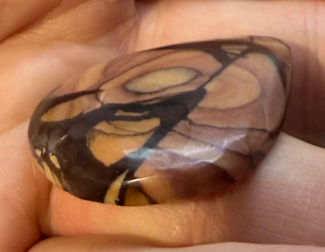 Andromeda Jasper cabochon AJ-02 side profile