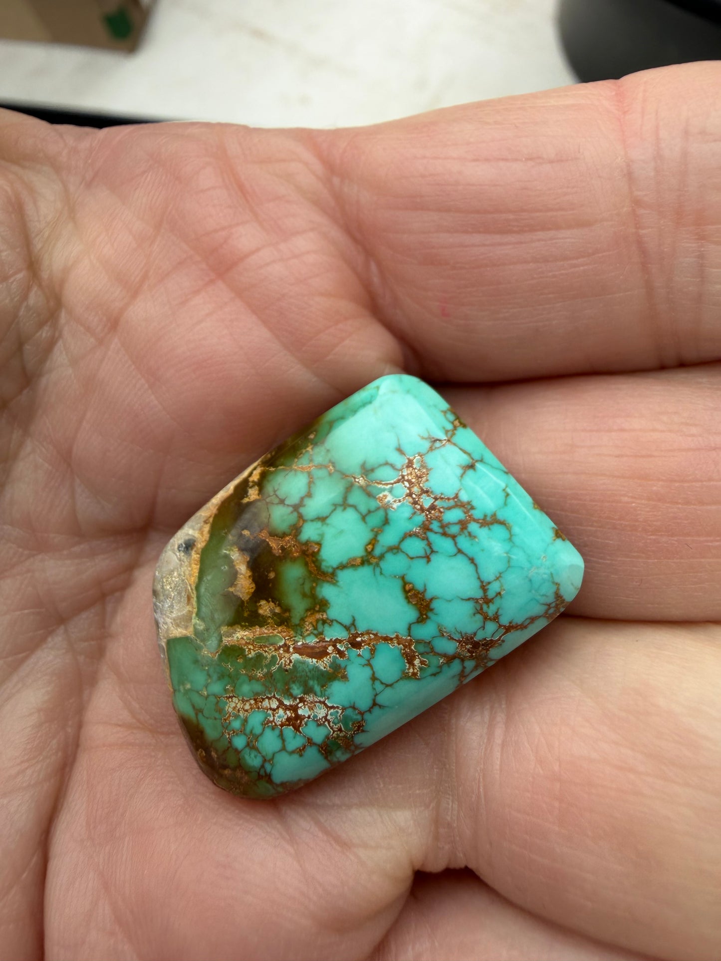 Natural Royal Blue Turquoise Cabochon #RB-001