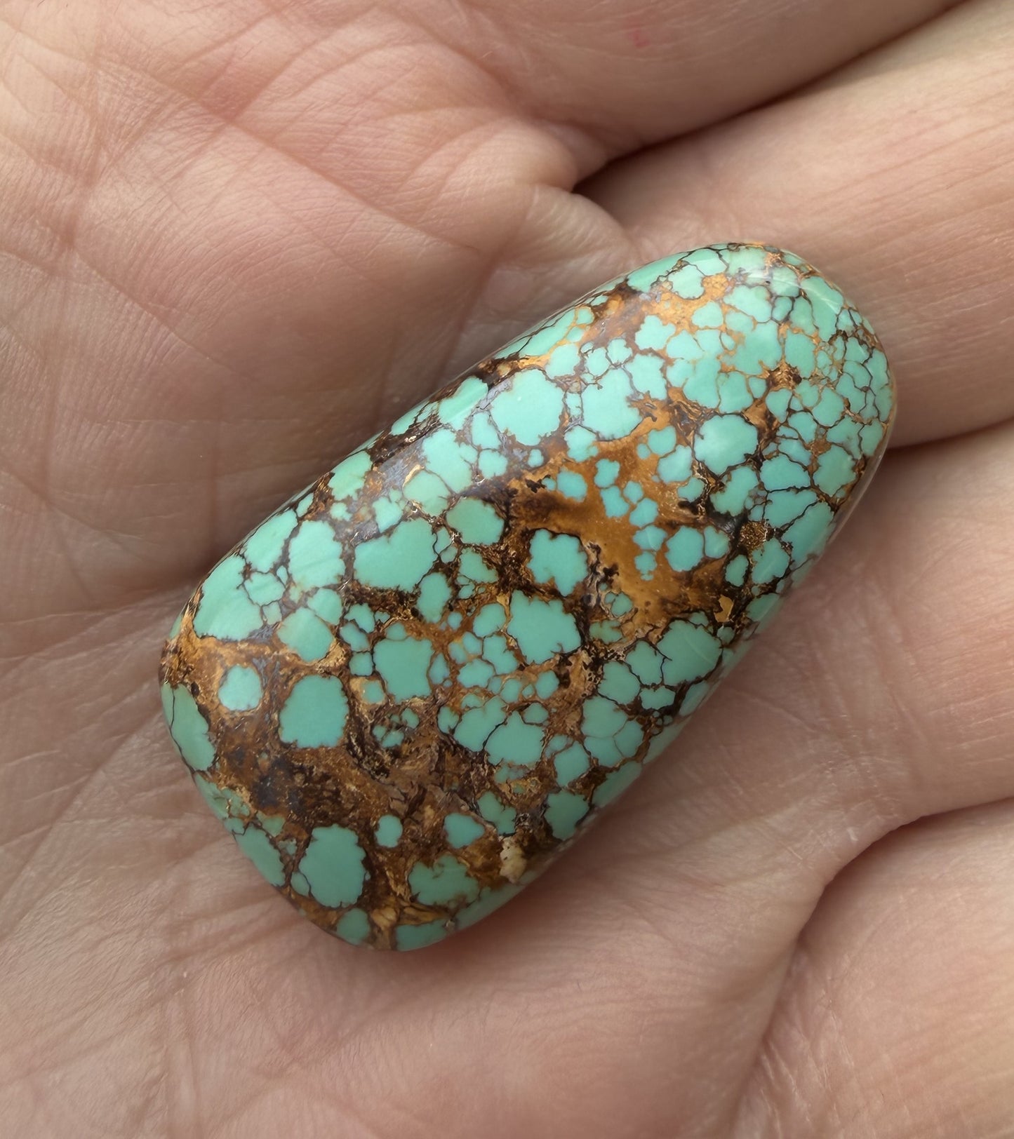 Natural Easter Blue Royston Turquoise Cabochon #EB-001