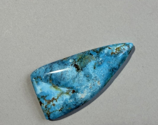 Kingman Red Web turquoise cabochon KR-004 front view