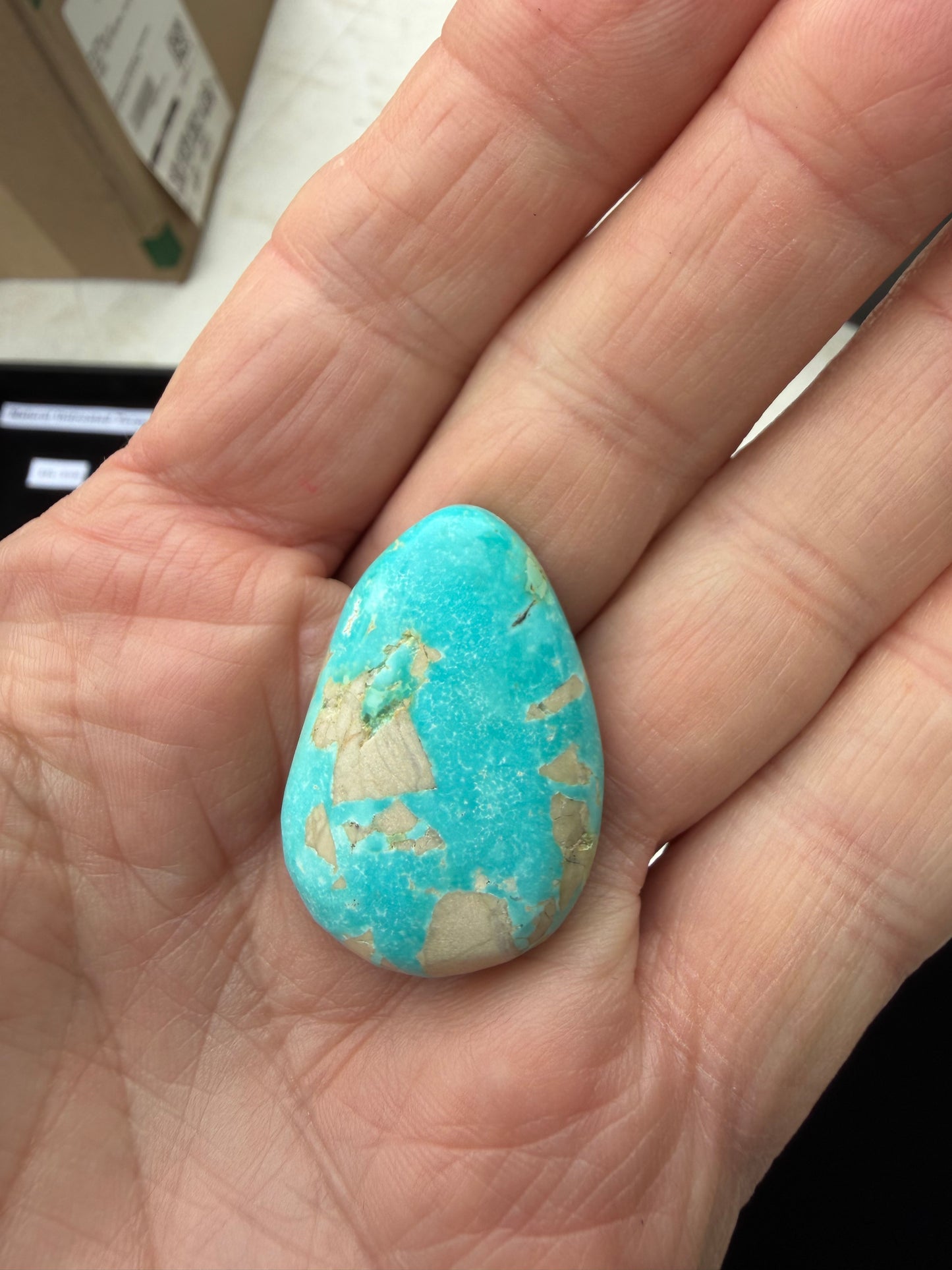 Natural Montezuma, Nevada Royston Turquoise Cab #M2-021-N
