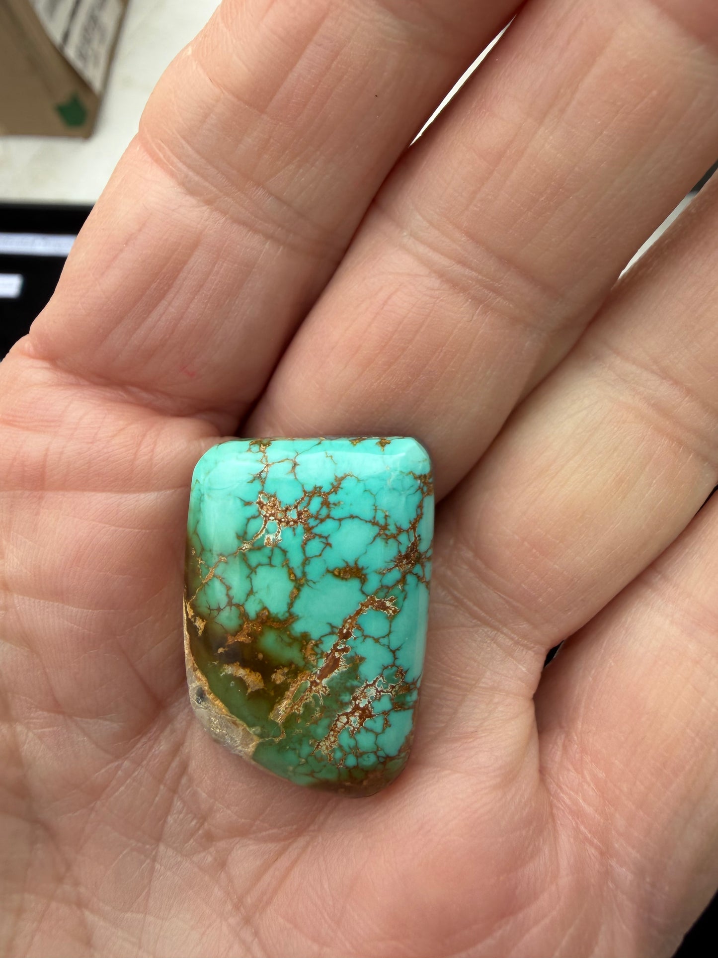 Natural Royal Blue Turquoise Cabochon #RB-001
