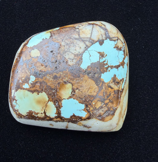 Natural Royal Blue Royston Nevada Turquoise Cab RB-014-N