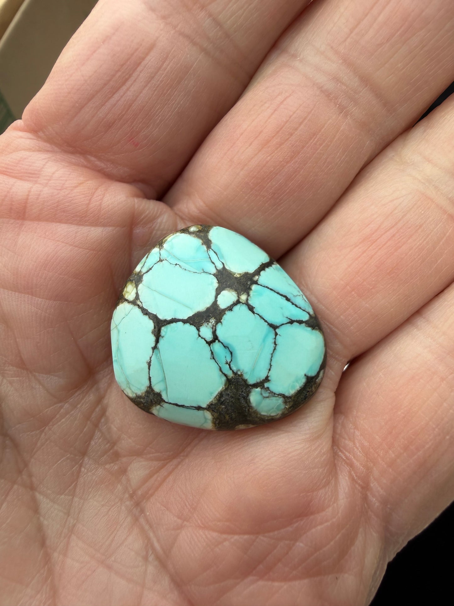 Natural Red River Hubei China Turquoise Cab RR-005-N