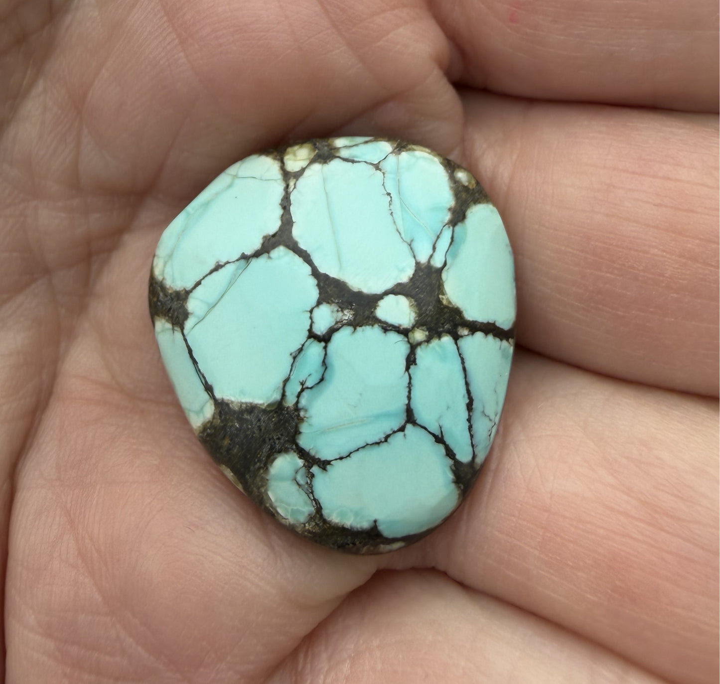 Natural Red River Hubei China Turquoise Cab RR-005-N