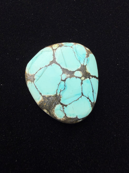 Natural Red River Hubei China Turquoise Cab RR-005-N