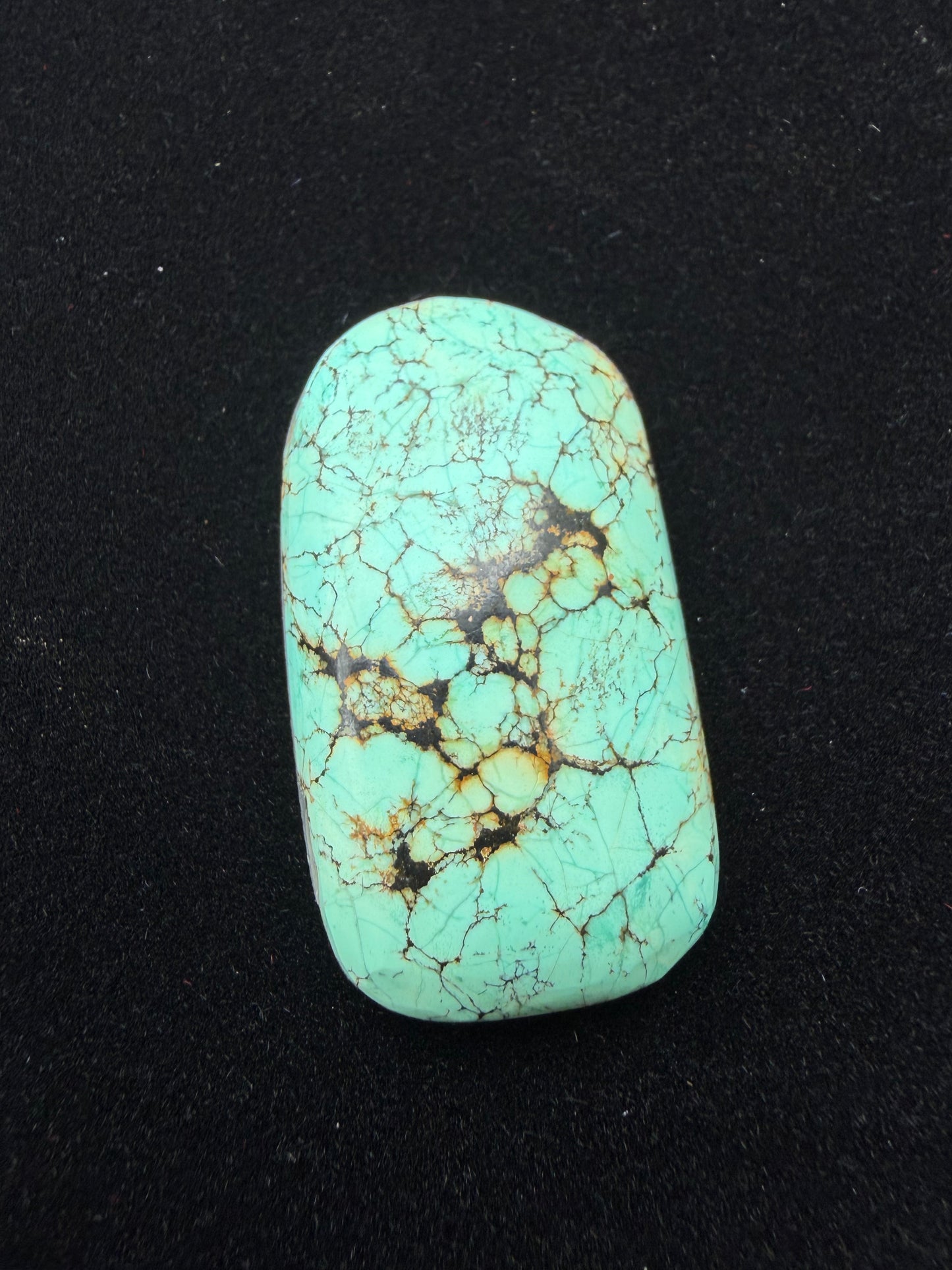 Natural Red River Hubei China Turquoise Cab RR-008-N