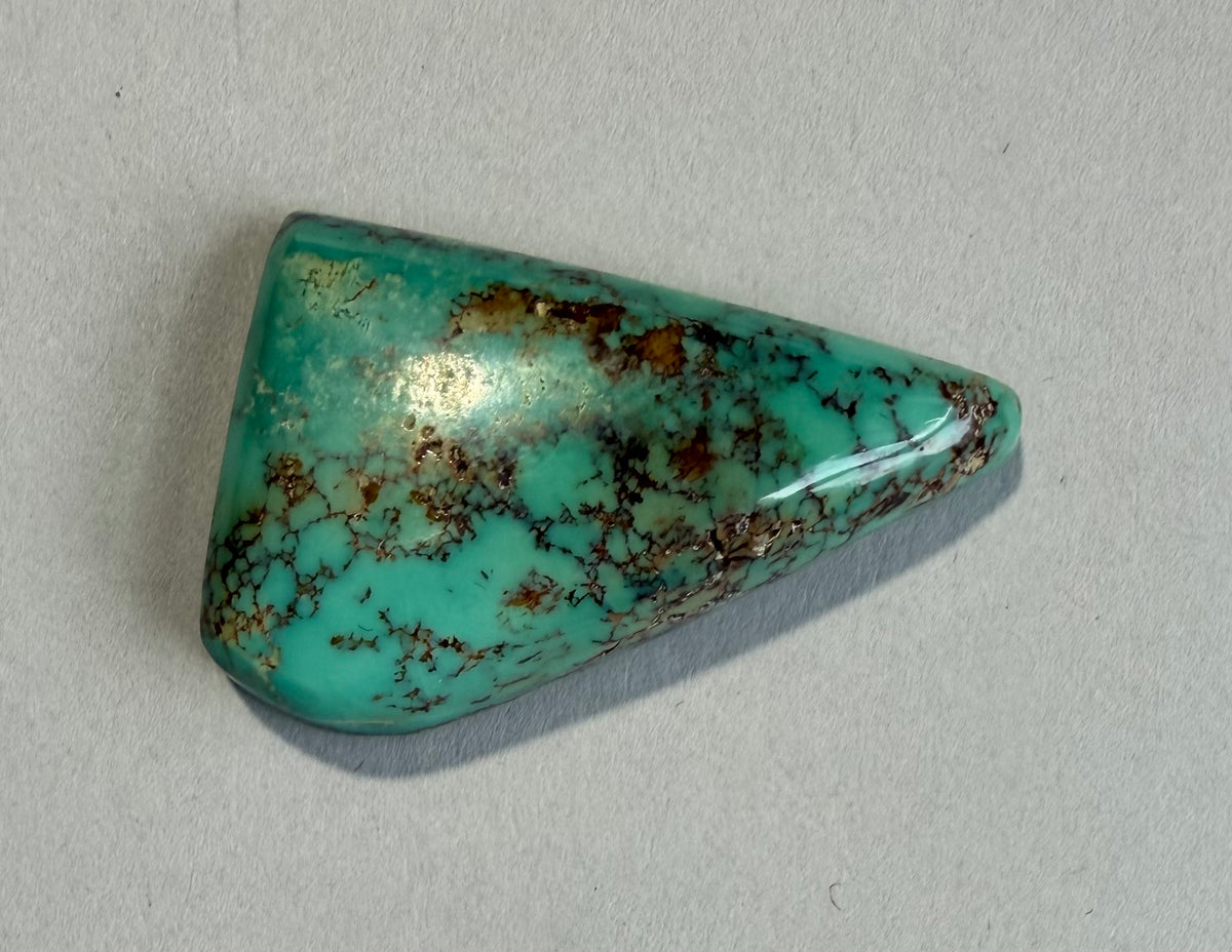 Sonoran Gold turquoise cabochon S-008 front view