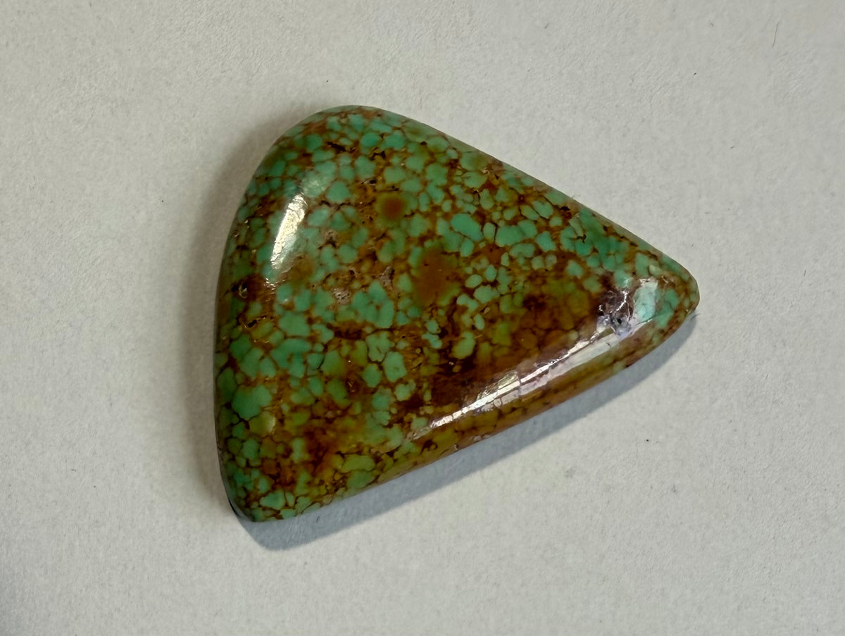 Sonoran Gold turquoise cabochon S-012 front view